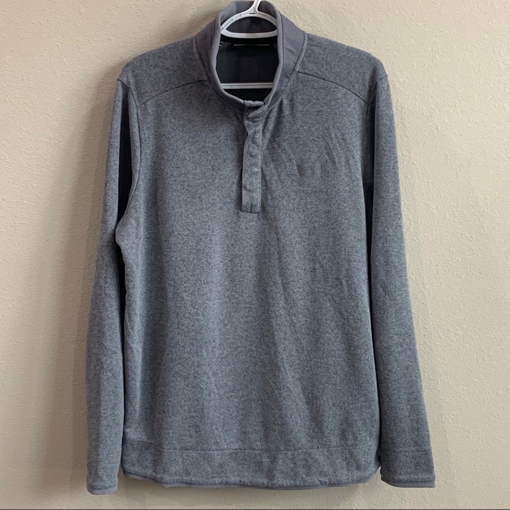 Under Armour Men's Grey Pullover Sweater - Picture 2 of 7